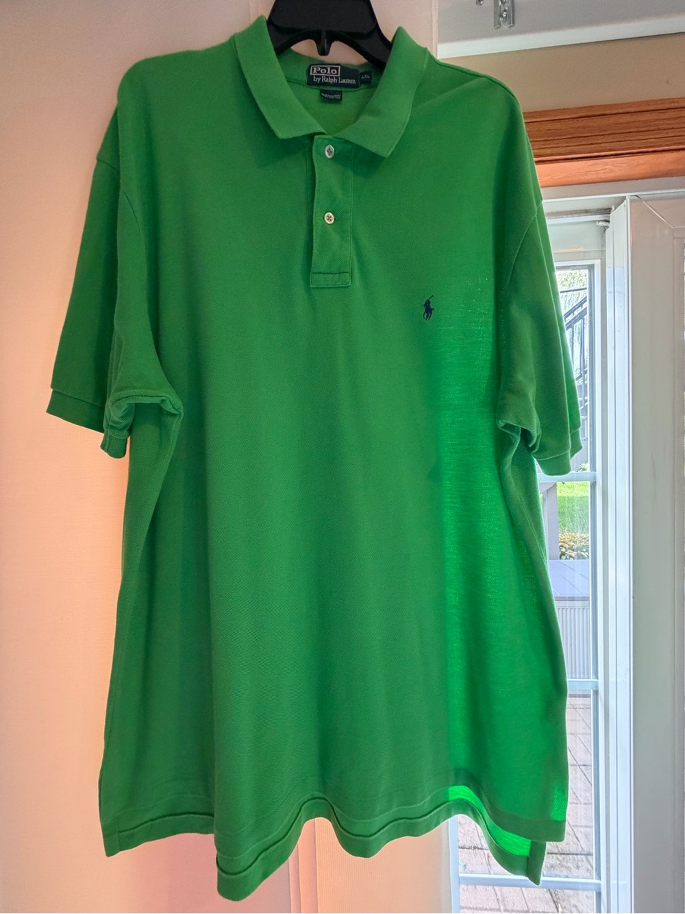 Ralph Lauren Green Short-Sleeve Polo with Embroidered Pony